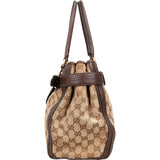 Gucci Monogram GG Canvas Running Tote Satchel Handbag