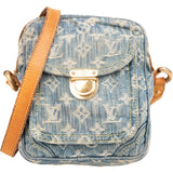 Louis Vuitton Monogram Denim Camera Crossbody Bag
