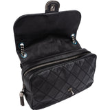 Chanel Quilted Aged Stitched Calfskin Rue Cambon Jumbo Single Flap Crossbody Bag