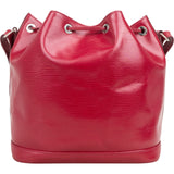 Louis Vuitton Red Epi Leather NM Sac Noé Petit Shoulder Bag