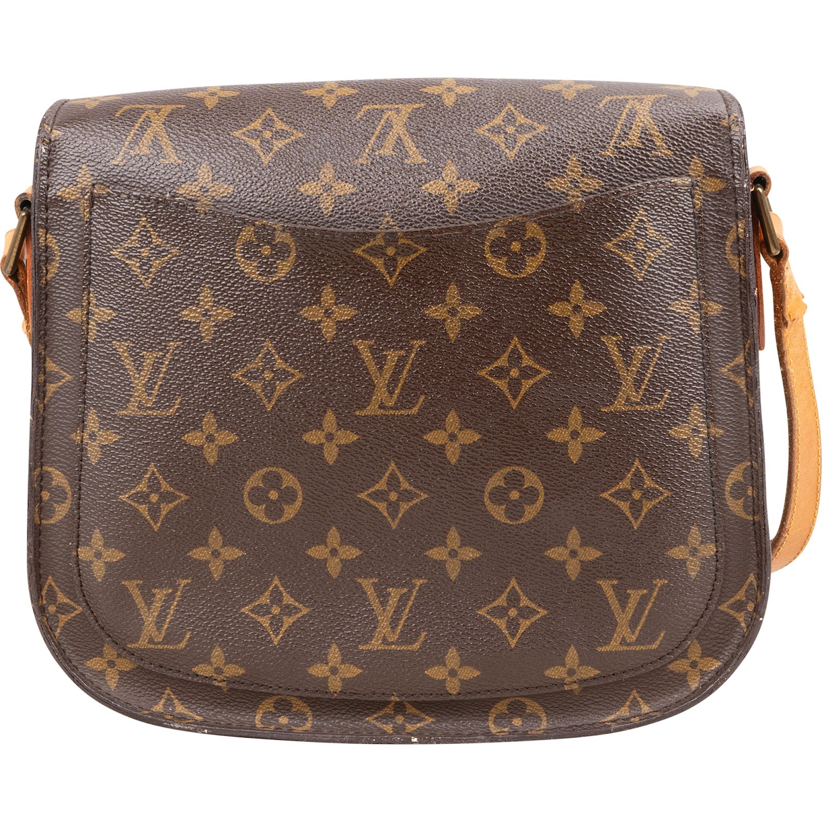 Louis Vuitton Monogram Canvas Saint Cloud GM Crossbody Bag - vintageandkickz