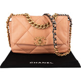 Chanel 19 Quilted Lambskin Chanel Single Flap Shoulder Bag