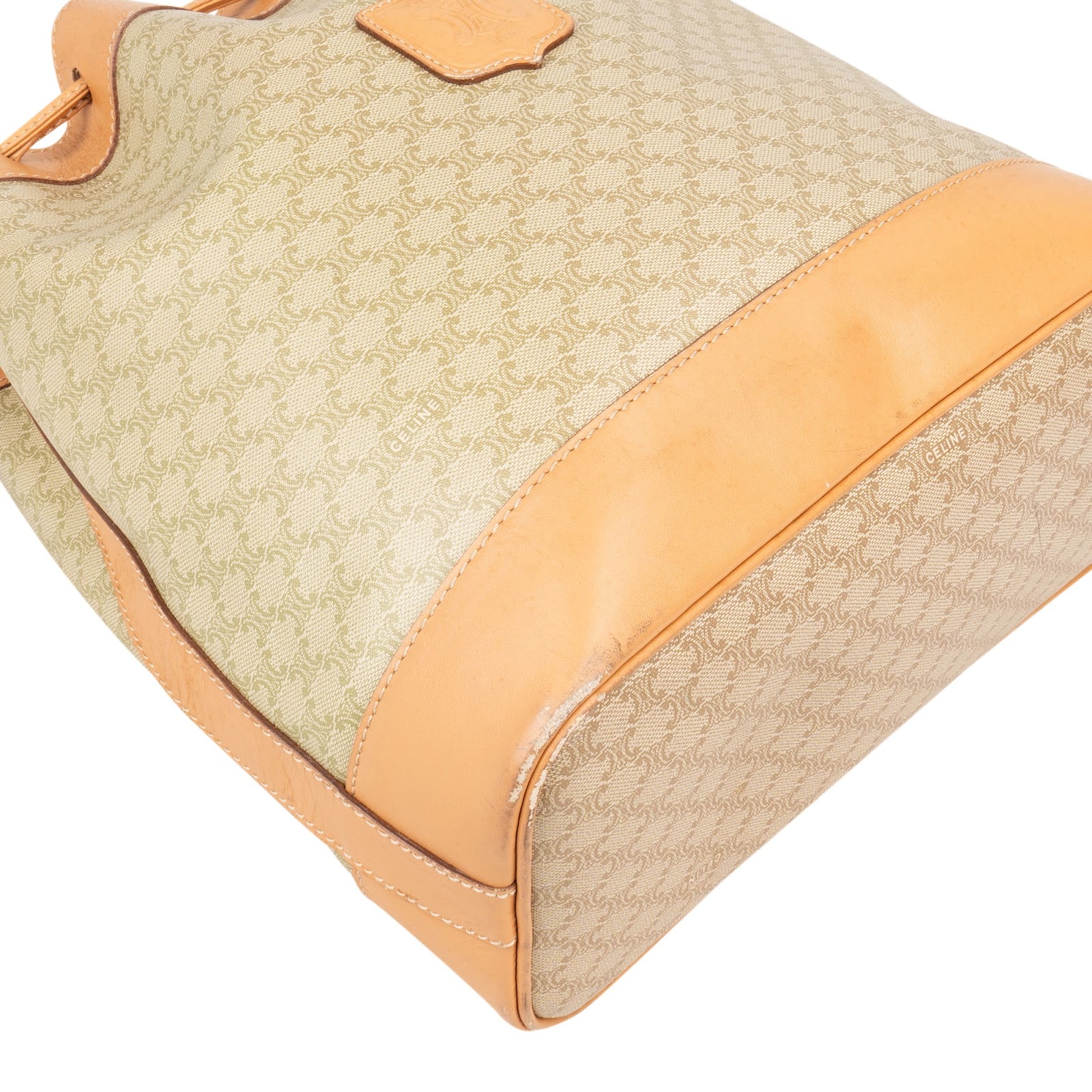 Celine Macadam Monogram Bucket Shoulder Bag - vintageandkickz