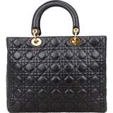 Christian Dior Quilted Leather Lady Dior Handbag
