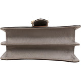 Gucci Pebbled Leather Small Interlocking GG Crossbody Bag