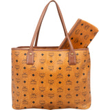 MCM Monogram Visetos Liz Reversible Shopper Shoulder Bag