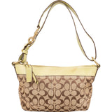 Coach Monogram Signature Hobo Shoulder Bag