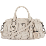 Prada Nappa Gaufre Leather Satchel Handbag