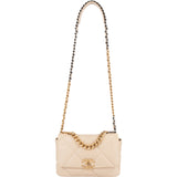 Chanel 19 Quilted Lambskin Single  Flap Crossbody Bag