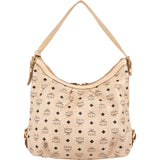 MCM Monogram Visetos Hobo Shoulder Bag