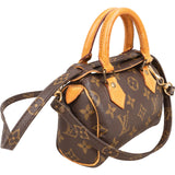 Louis Vuitton Monogram Canvas Mini Speedy Crossbody Handbag