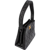 Chanel Quilted Lambskin 24K Gold Double Face Sided Mini Handbag