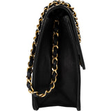 Chanel Quilted Lambskin 24K Gold Single Flap Shoulder Bag