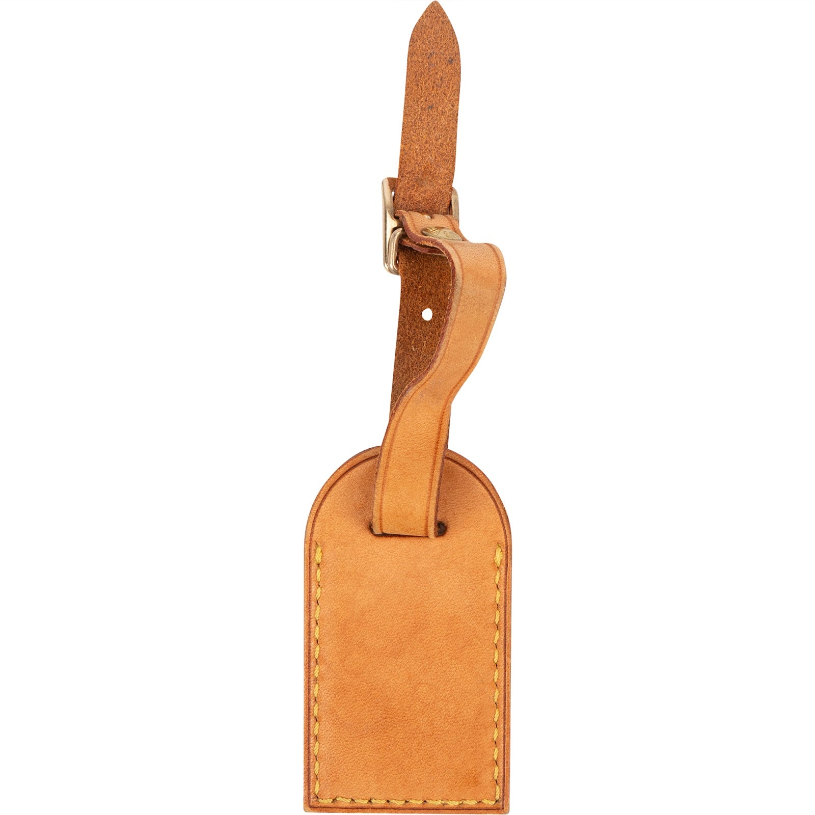 [🔄️B10 / F73] Louis Vuitton Vachetta Leather Luggage Tag - vintageandkickz