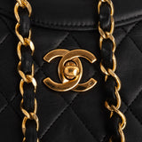 Chanel Quilted Lambskin 24K Gold Iconic Cutout Handle Handbag