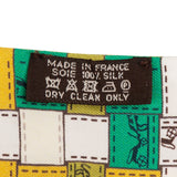 Hermès Timbres Mosaic Silk Twilly Tuch Scarf