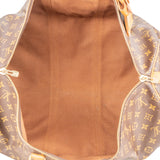Louis Vuitton Monogram Canvas Keepall 55 Bandoulière Travel Bag