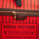 Louis Vuitton Monogram Damier Ebene Neverfull GM Shoulder Bag - vintageandkickz