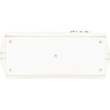 Gucci Monogram GG Canvas Sherry Line White Tote Shoulder Bag - vintageandkickz