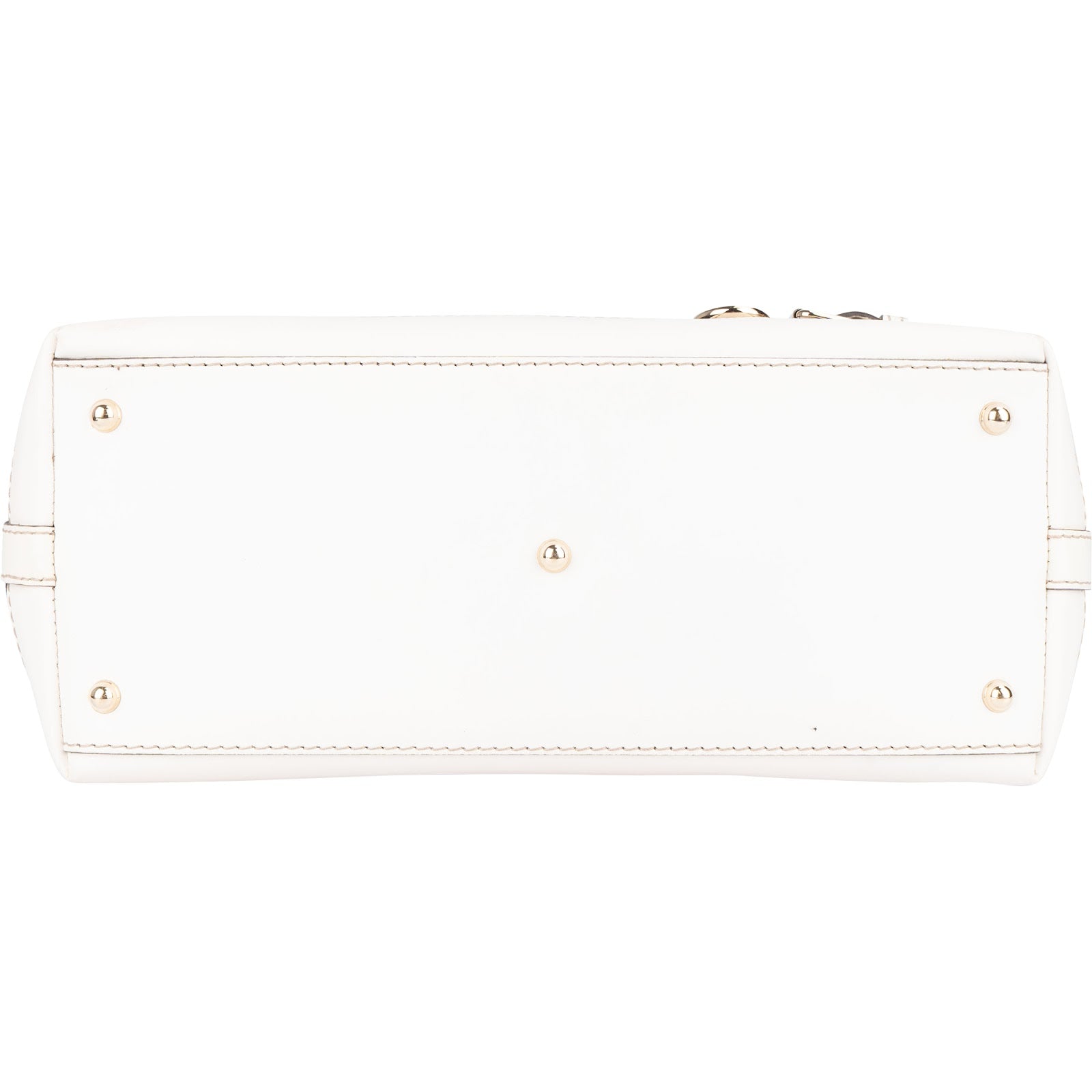 Gucci Monogram GG Canvas Sherry Line White Tote Shoulder Bag - vintageandkickz