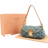 Louis Vuitton Monogram Denim Pleaty Shoulder Bag