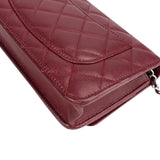 Chanel Wuilted Caviar Leather Jeweled CC Wallet On Chain Crossbody Bag