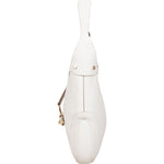 Gucci White Leather Jackie Shoulder Bag - vintageandkickz