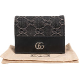 Gucci Monogram Denim GG Marmont Mini Wallet