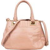 Prada Pink Calf Leather Bonnie Handbag