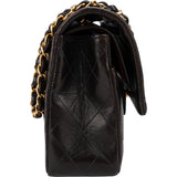 Chanel Quilted Lambskin 24K Gold Medium Double Flap Shoulder Bag