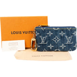 Louis Vuitton Monogram Denim Cles Key Pouch