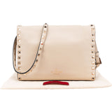 Valentino Garavani Grained Leather Rockstud Flap Crossbody Bag
