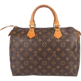 Louis Vuitton Monogram Canvas Speedy 30 Handbag