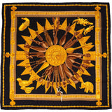 Hermès Cuillers d'Afrique Silk 90 Scarf Tuch