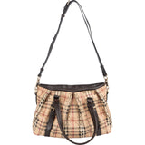 Burberry Haymarket Check Laced Lowry Northfield Shoulder Bag