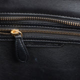 Céline Black Leather Luggage Handbag