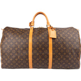 Louis Vuitton Monogram Canvas Keepall 60 Travel Bag