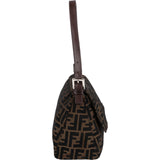 Fendi Monogram FF Mamma Baguette Shoulder Bag