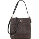 Coach Monogram Signature Canvas Large Town Bucket Crossbody Shoulder Bag