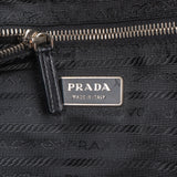 Prada Tessuto Leather Triangle Tote Shoulder Bag