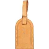 [🔄️B10 / F50] Louis Vuitton Vachetta Leather Luggage Tag - vintageandkickz