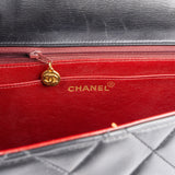 Chanel Quilted Lambskin 24K Gold Jumbo Single Flap Crossbody Bag