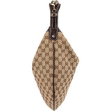 Gucci Monogram GG Canvas Horsebit Hobo Shoulder Bag