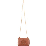 Celine Calfskin Chain Shoulder Triomphe Crossbody Bag