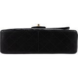 Chanel Quilted Lambskin 24K Gold Double Flap Shoulder Bag