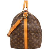 Louis Vuitton Monogram Canvas Keepall 60 Bandoulière Travel Bag