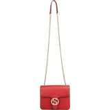 Gucci Leather Interlocking GG Shoulder Crossbody Bag