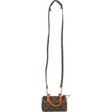 Louis Vuitton Monogram Canvas Mini Speedy Crossbody Handbag