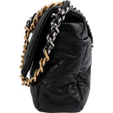 Chanel 19 Quilted Lambskin Large Single Flap Crossbody Bag