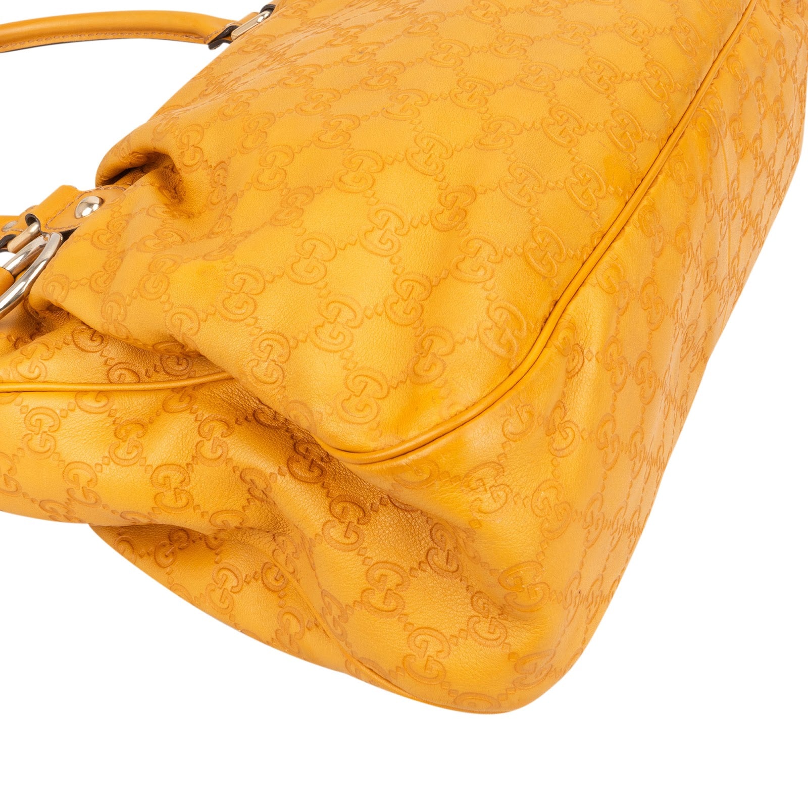 Gucci Guccissima Leather Sukey Handbag - vintageandkickz